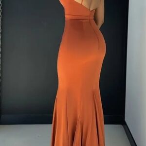 Mermaid Orange gown